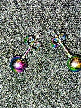 Ombre Ball Stud Earrings